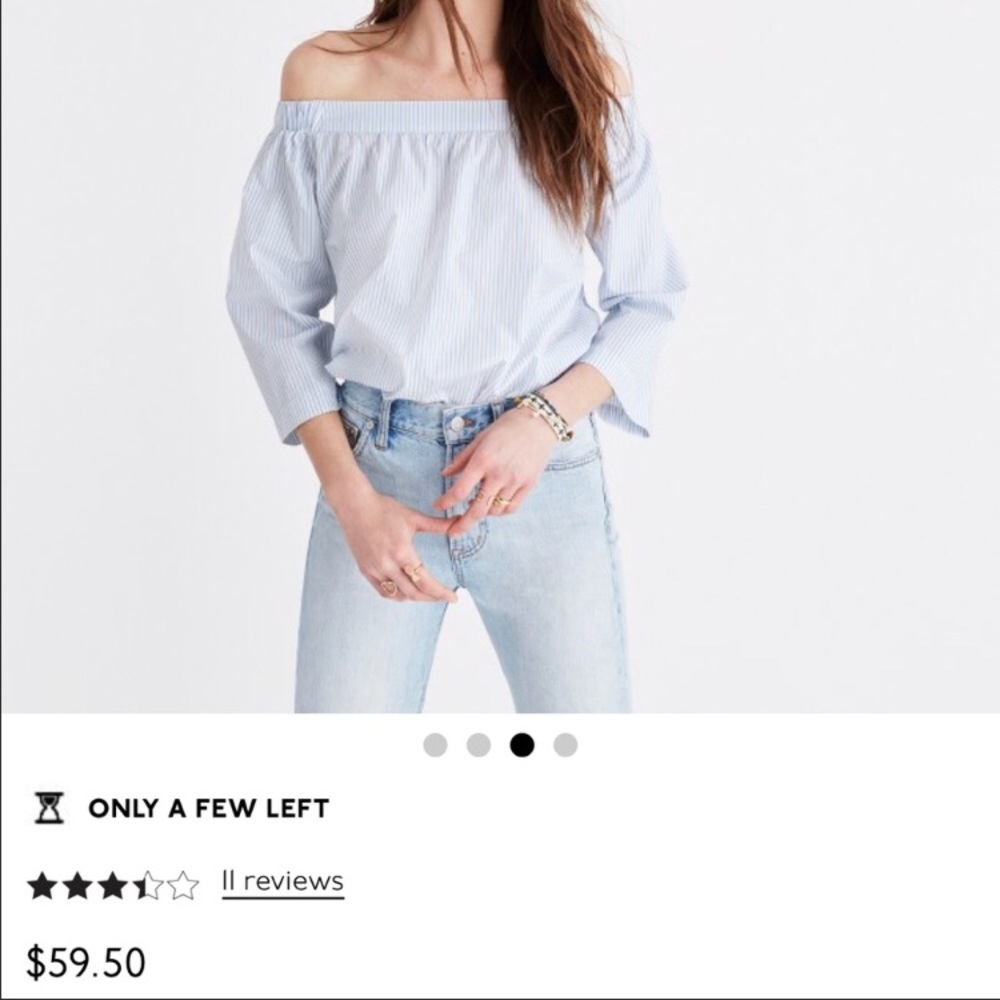 Madewell Off the Shoulder top